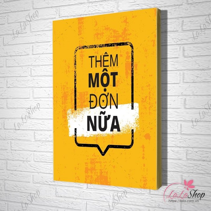 Tranh treo tường Thêm một đơn nữa