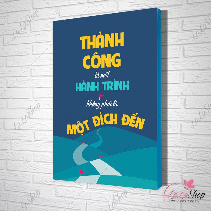 Tranh văn phòng thành công là một hành trình không phải là một đích đến