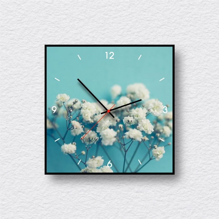 Đồng hồ vintage hoa trắng nhỏ