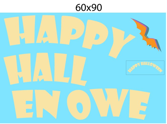 Decal Trang Trí Halloween Rùng Rợn Combo 11