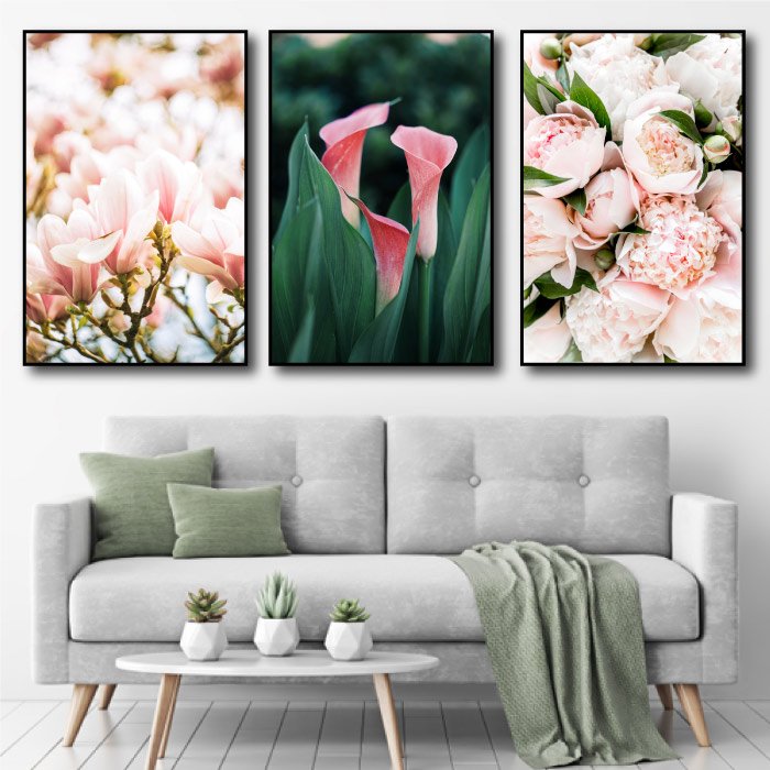 Tranh treo tường các loại hoa 3