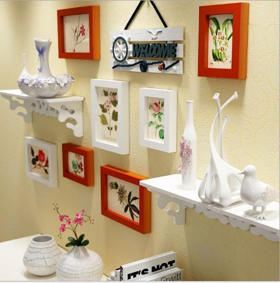 Bộ khung ảnh 7 khung các loài hoa sắc màu