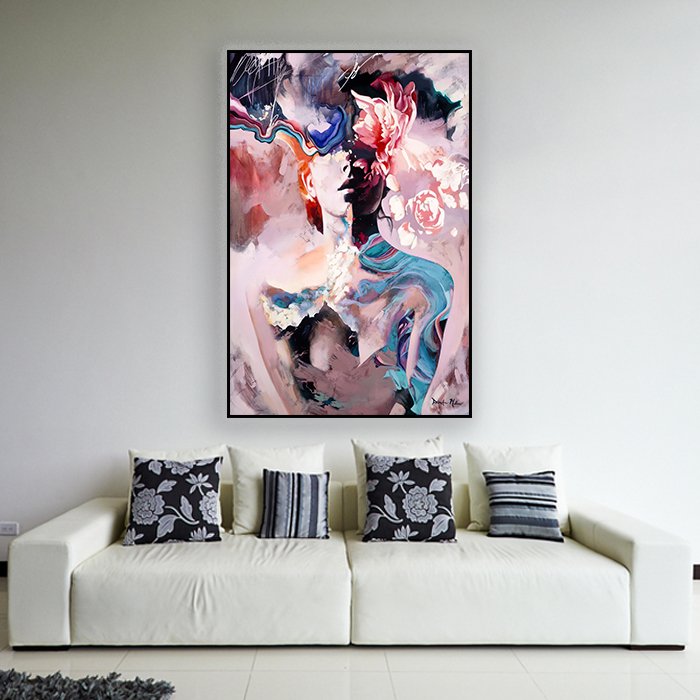 Tranh treo tường bùng nổ sắc màu