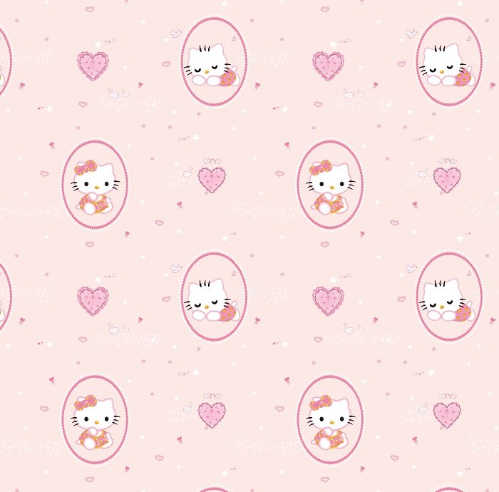 Giấy dán tường hello kitty GHQ2017