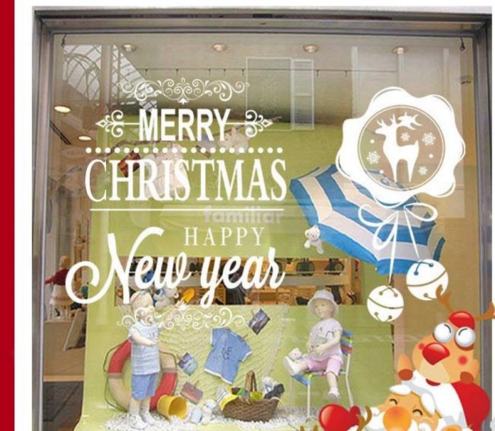 Decal dán kính chúc mừng năm mới, Noel