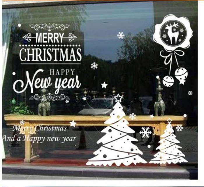 Decal dán kính chúc mừng năm mới, Noel
