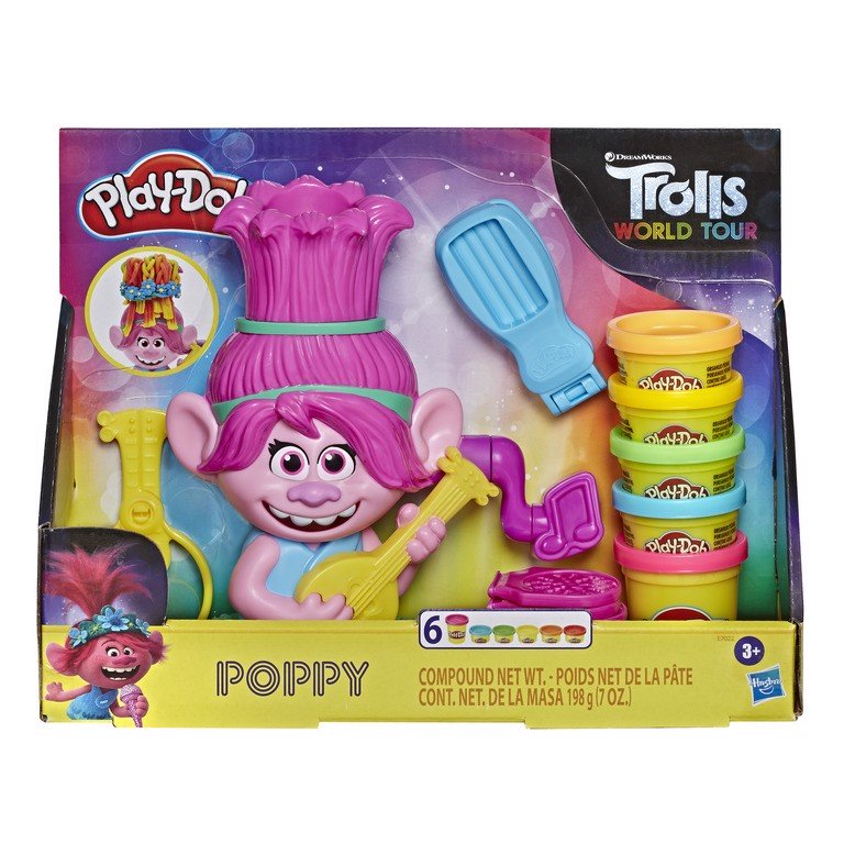 Bộ đồ chơi đất nặn công chúa Poppy Trolls PLAY-DOH (TN)