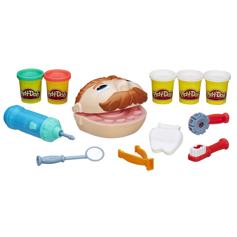Bộ đồ chơi đất nặn bác sĩ khám răng vui vẻ PLAY-DOH (TN)