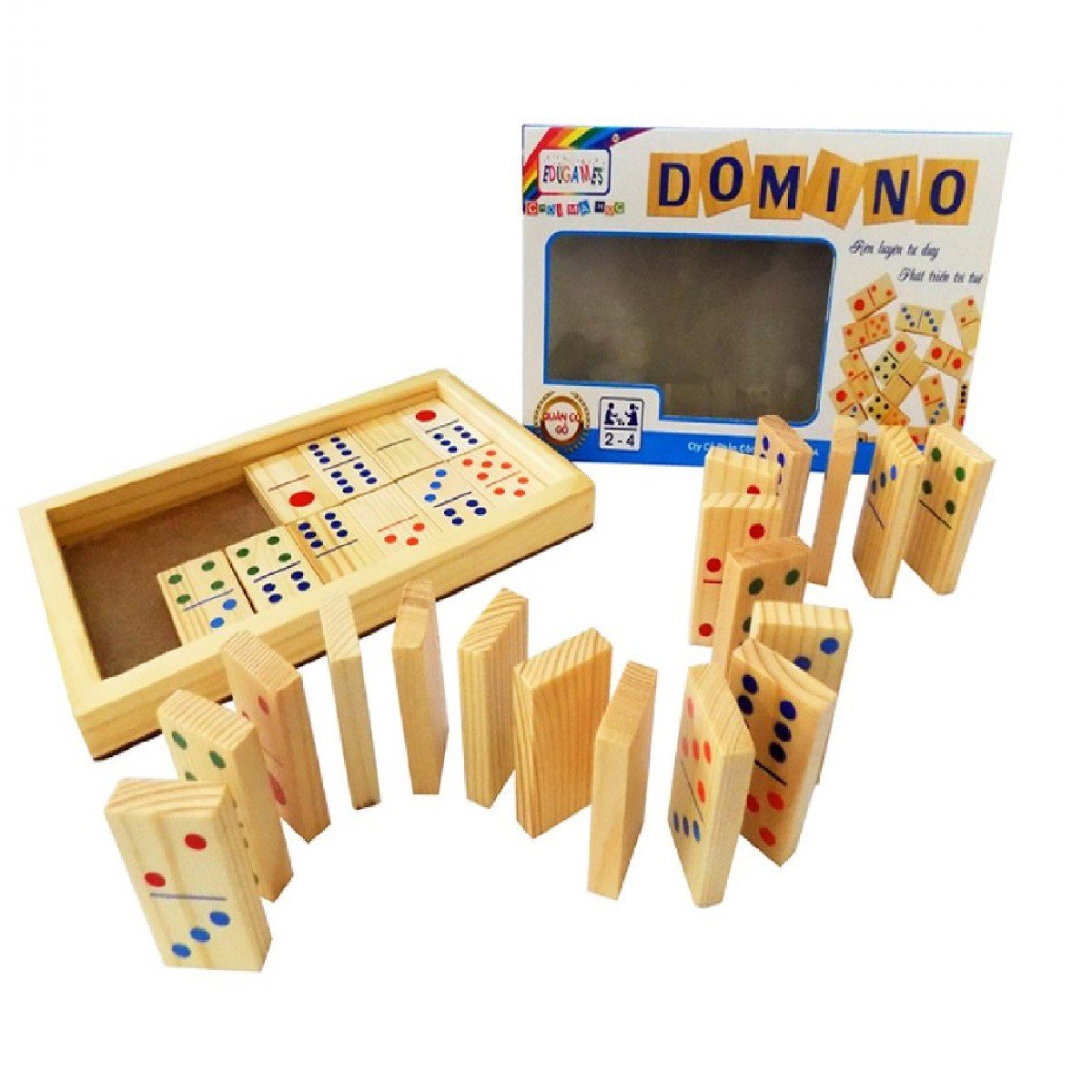 Bộ Domino Gỗ Edugames - EA139(EDG)
