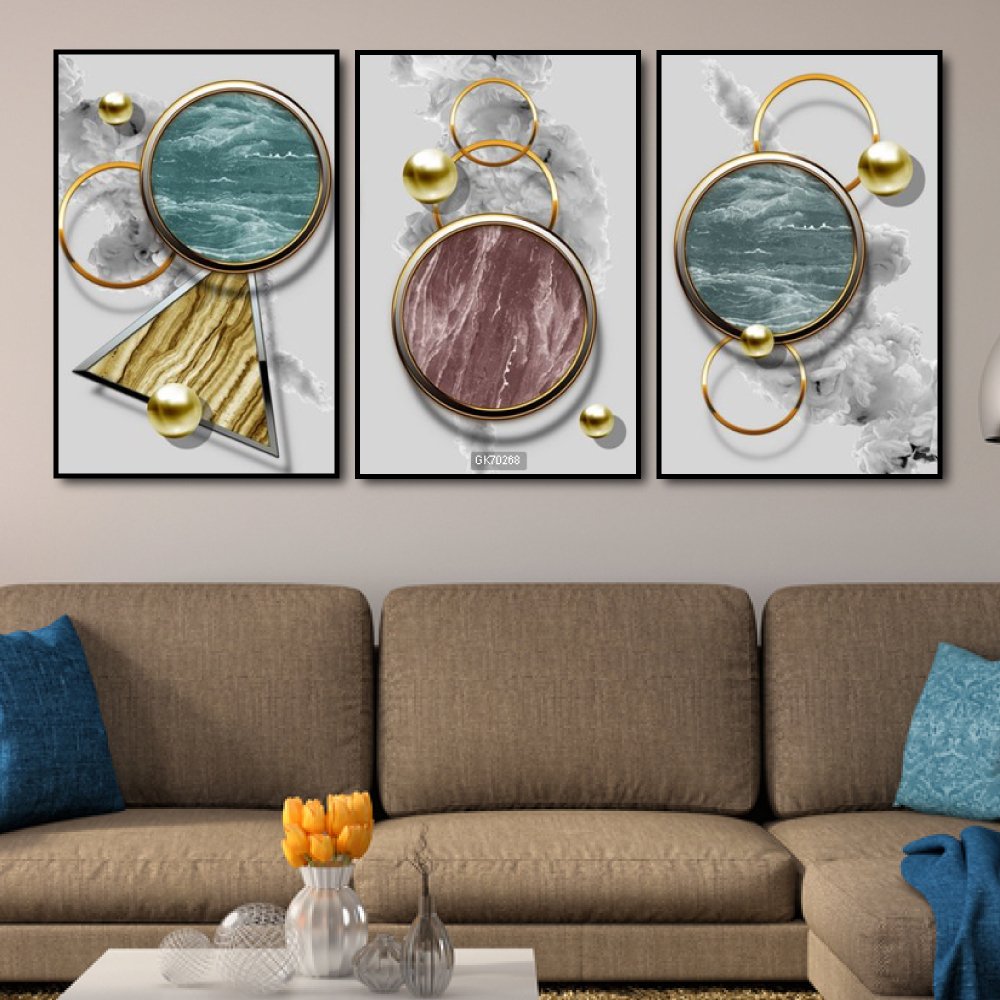 Tranh Canvas Treo Tường Nghệ Thuật Trừu Tượng