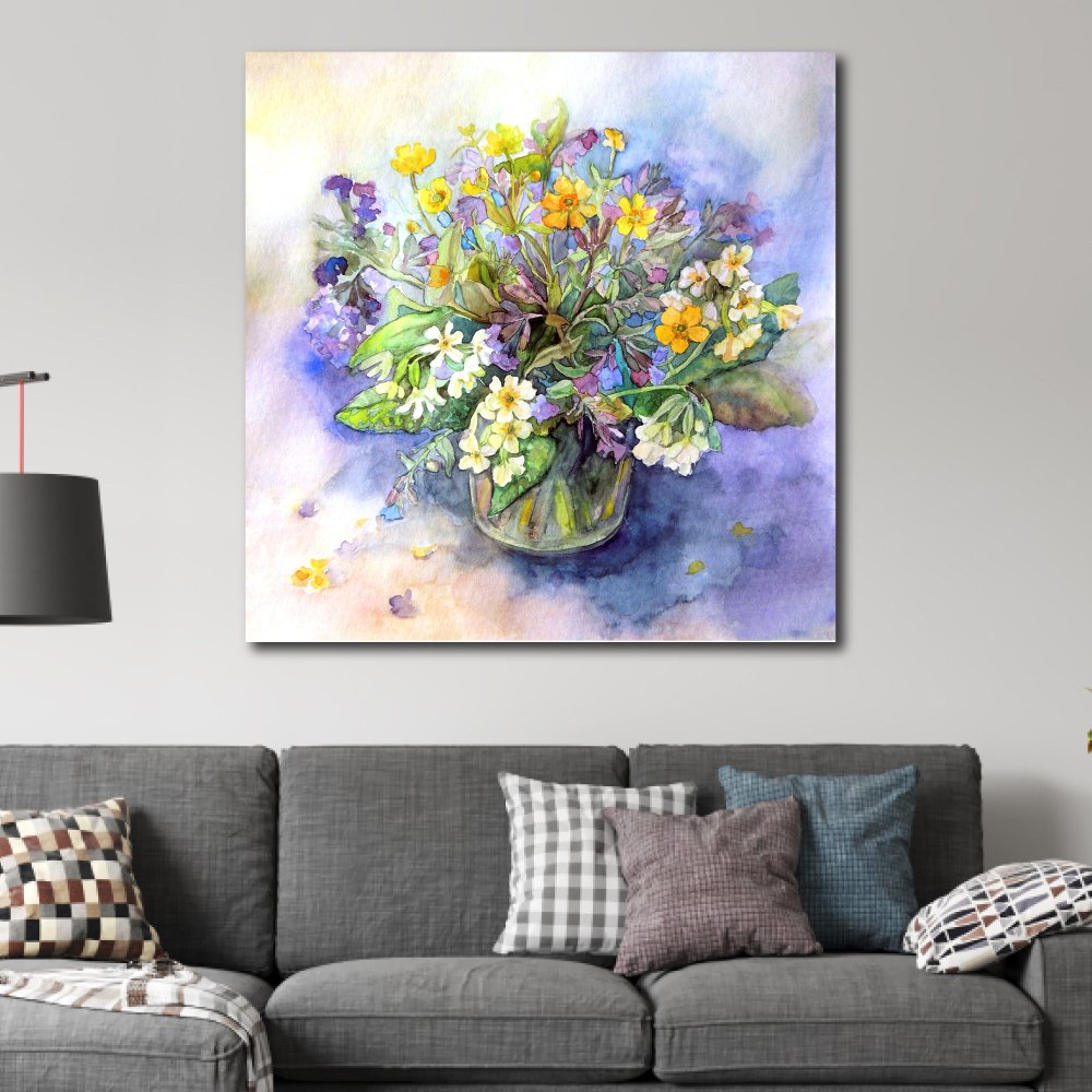 Tranh treo tường lọ hoa sắc màu