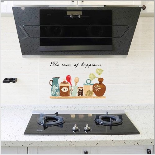 Decal dán bếp lọ gia vị