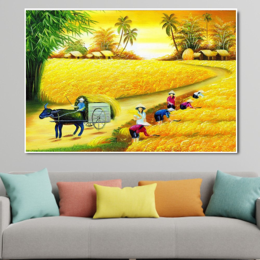 Tranh treo tường phong cảnh đồng quê