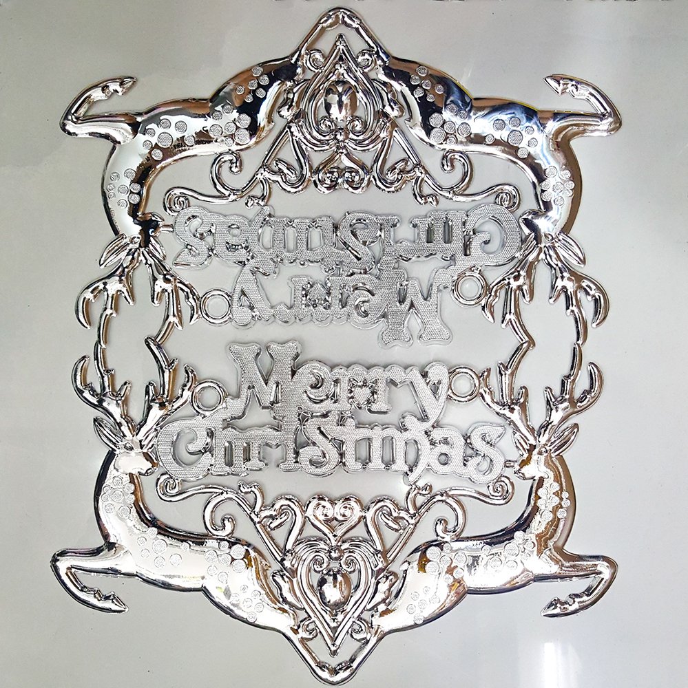 Đồ trang trí noel bảng treo merry christmas và nai