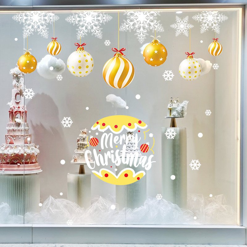 Decal dán tường MerryChristmas 2021 Xmas