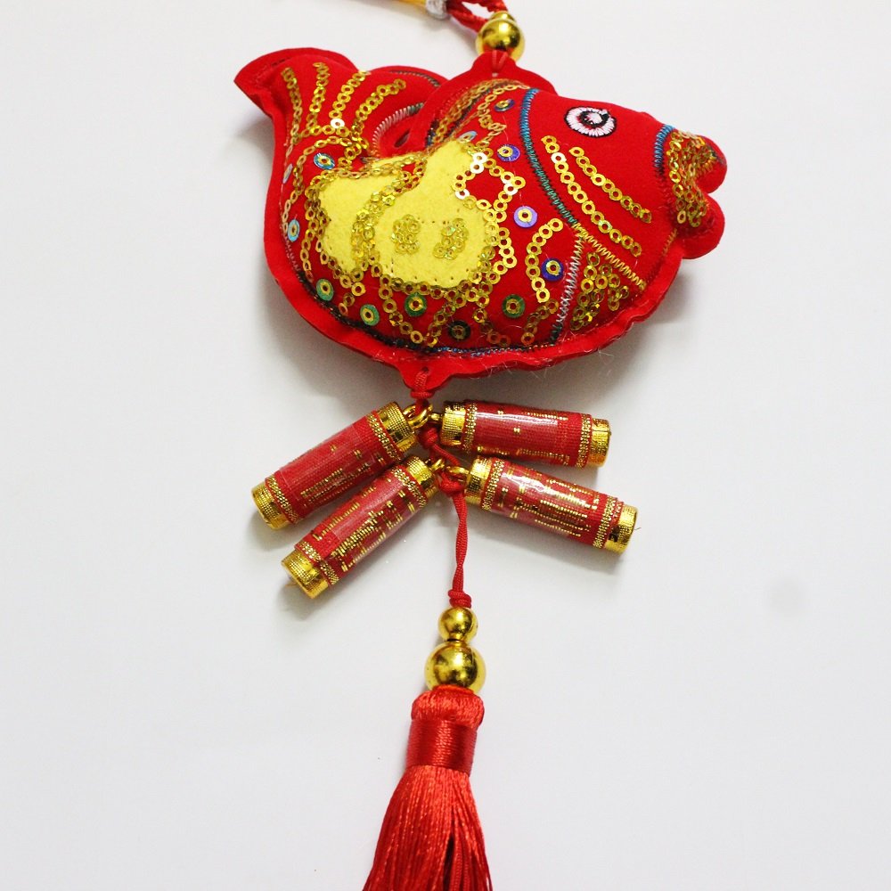 Lộc treo hình cá chép trang trí tết