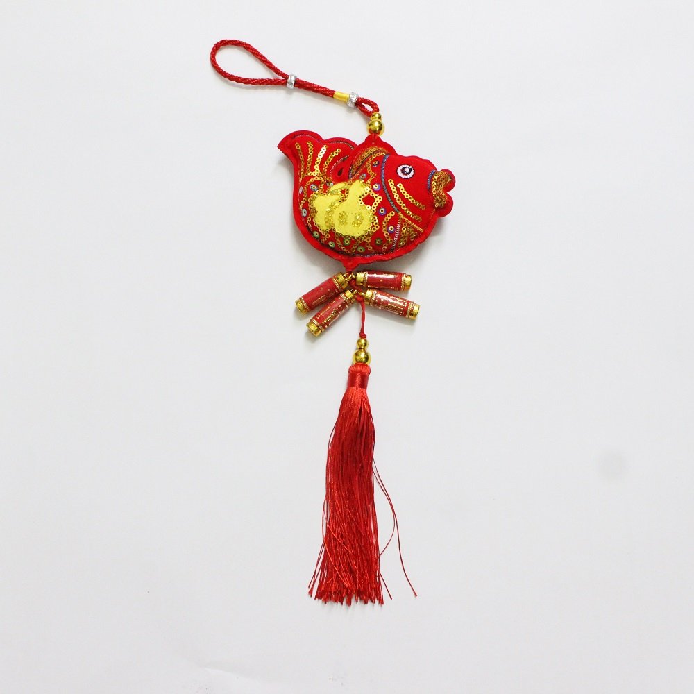 Lộc treo hình cá chép trang trí tết