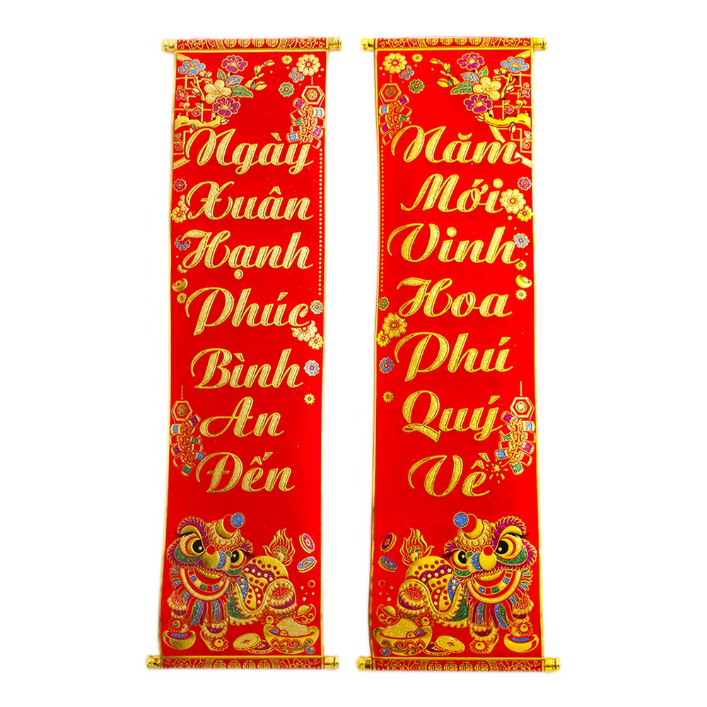 Cặp Luyễn Đối Ngày Xuân Năm Mới