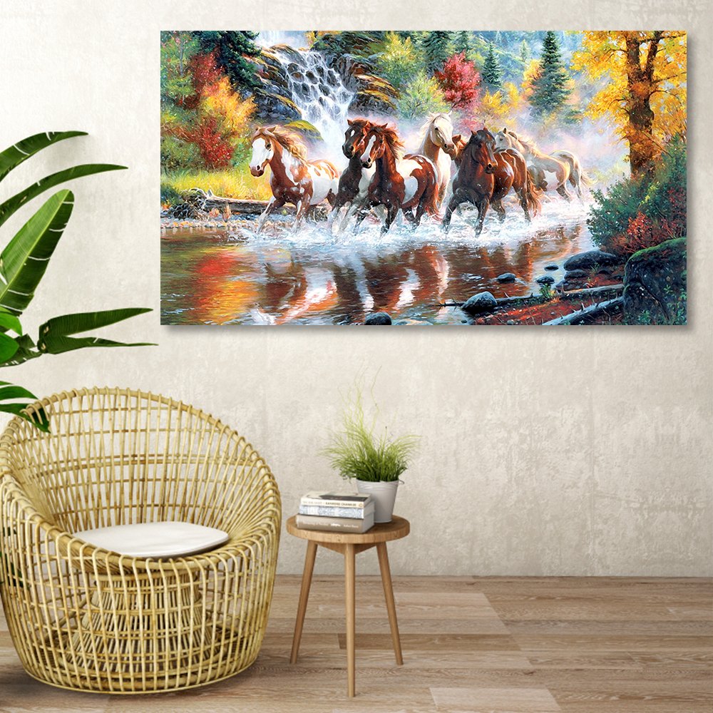 Tranh treo tường ngựa phi nước đại 4 (HG)