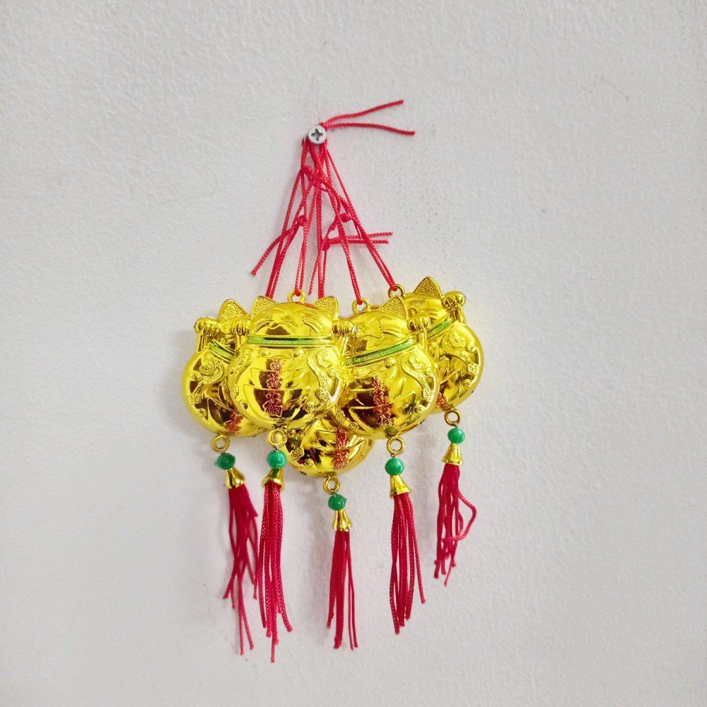 Lộc treo Mèo may mắn trang trí tết