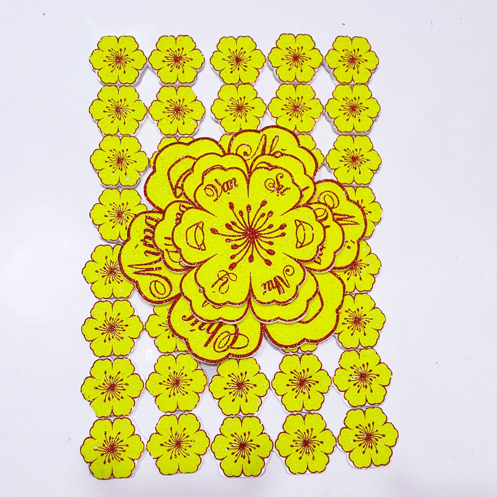 Mai vàng xốp vạn sự như ý trang trí tết