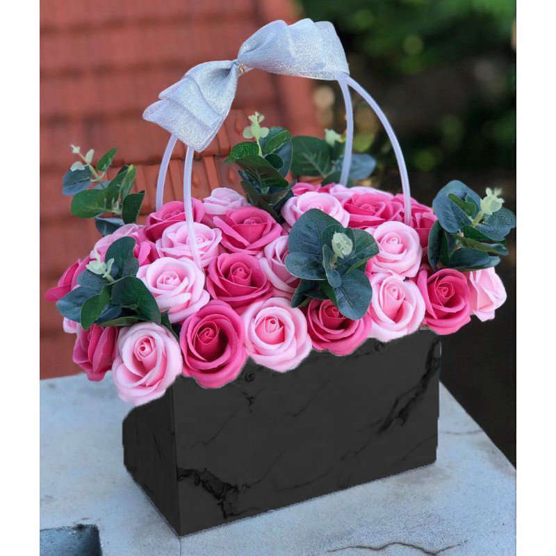 Set 10 Giỏ cắm hoa vân đá