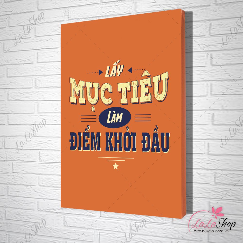 Tranh Văn Phòng Lấy Mục Tiêu Làm Điểm Khởi Đầu