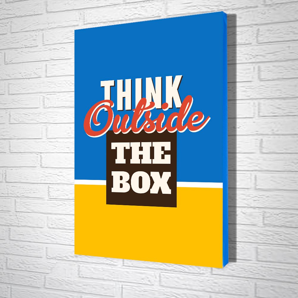 Tranh Văn Phòng Think Outside The Box