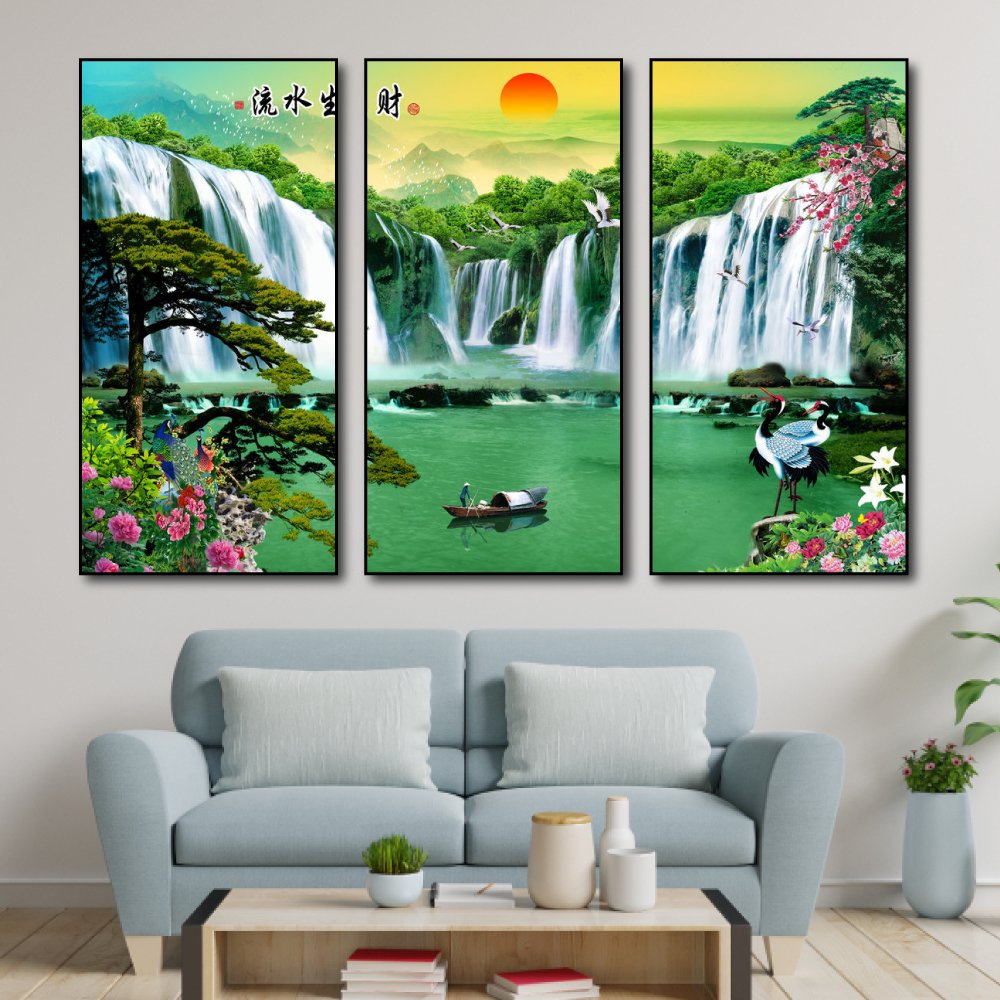 Tranh Treo Tường Sơn Thủy Hữu Tình 9