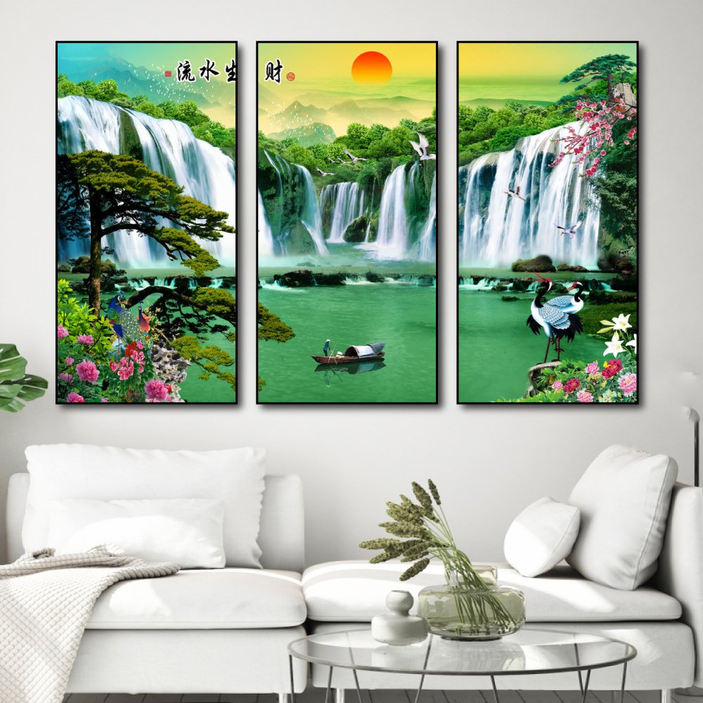 Tranh Treo Tường Sơn Thủy Hữu Tình 9