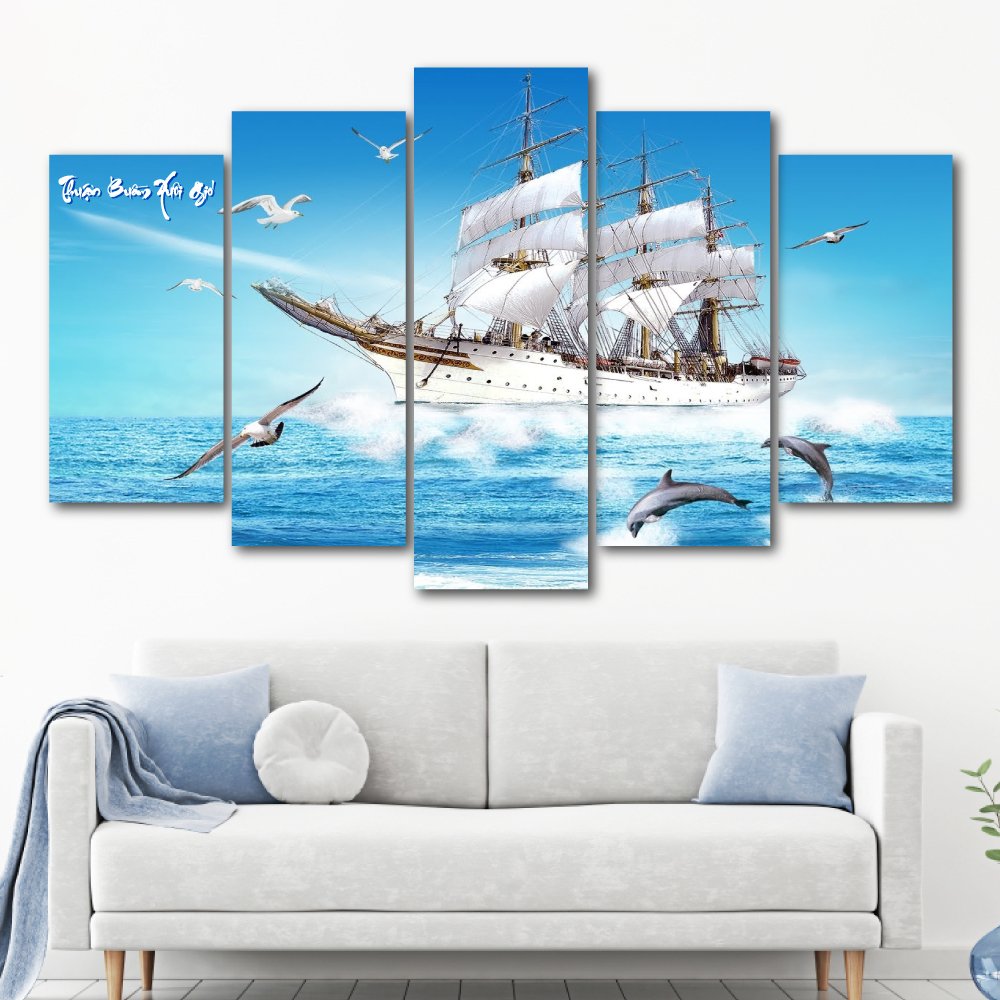 Tranh treo tường thuân buồm xuôi gió 15