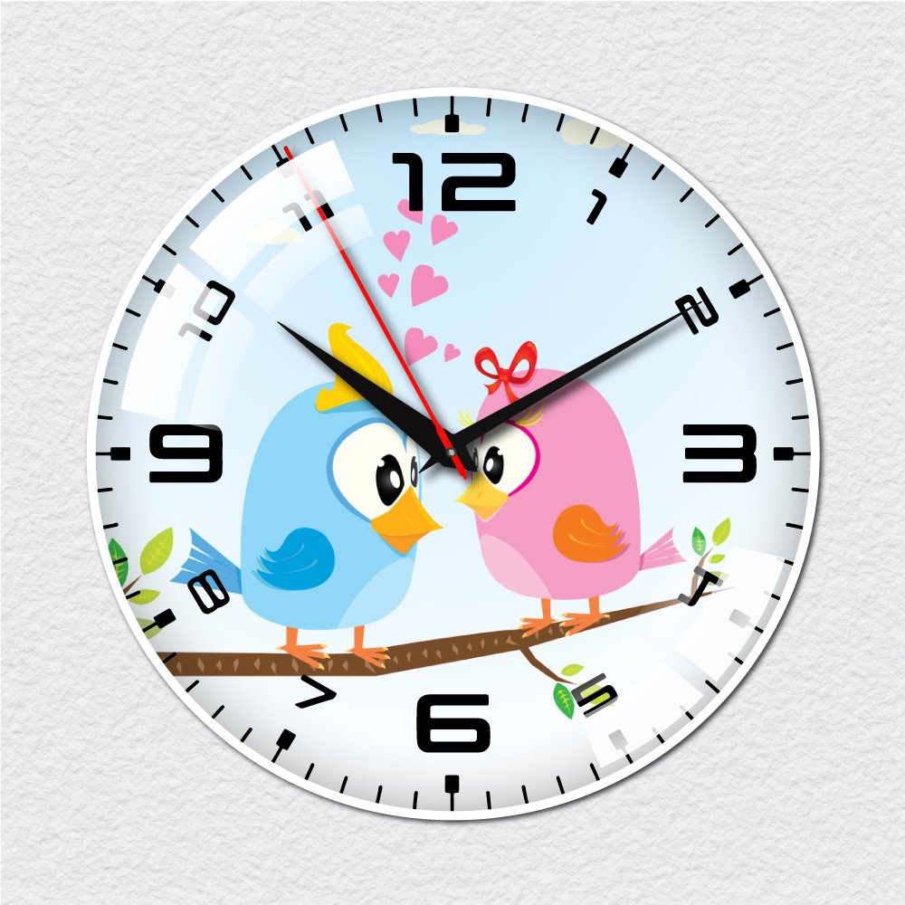 Đồng hồ vintage đ&ocirc;i chim xanh hồng