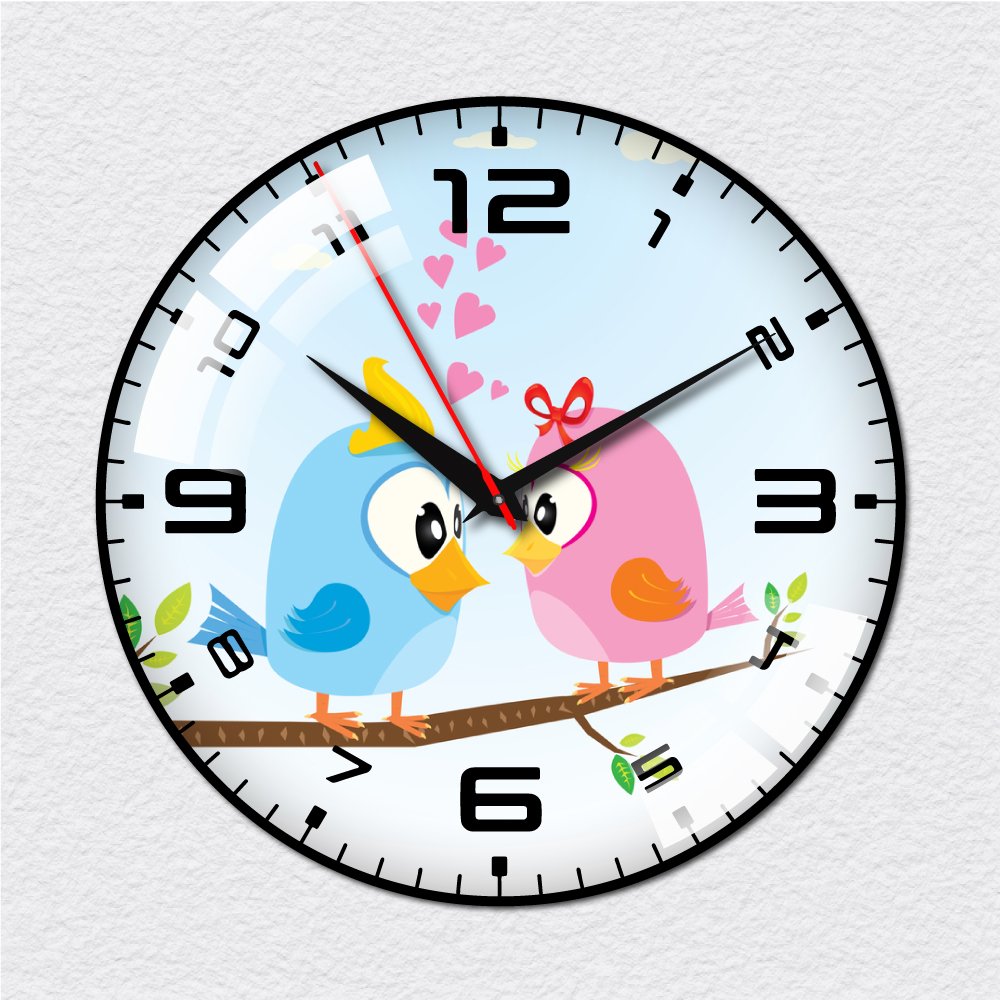 Đồng hồ vintage đ&ocirc;i chim xanh hồng