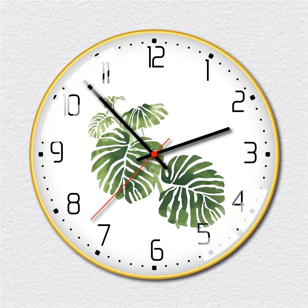 Đồng hồ vintage l&aacute; xanh nhiệt đới