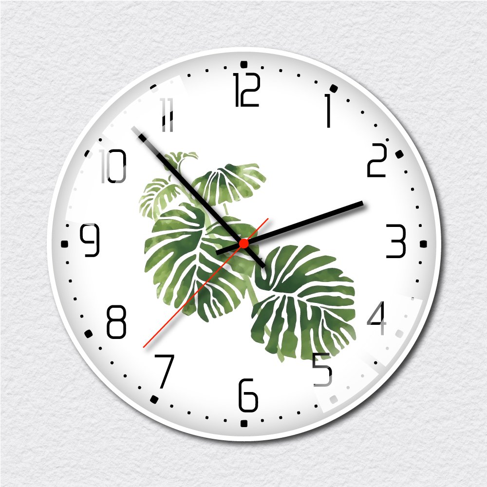 Đồng hồ vintage l&aacute; xanh nhiệt đới