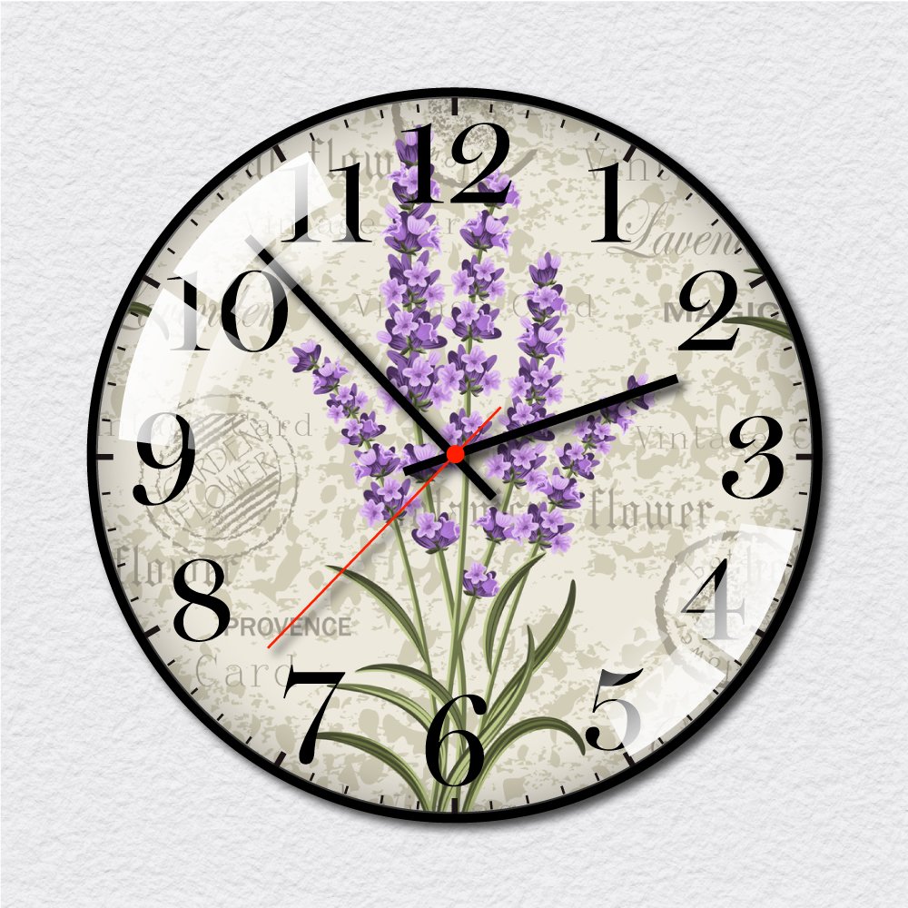 Đồng hồ vintage hoa oải hương