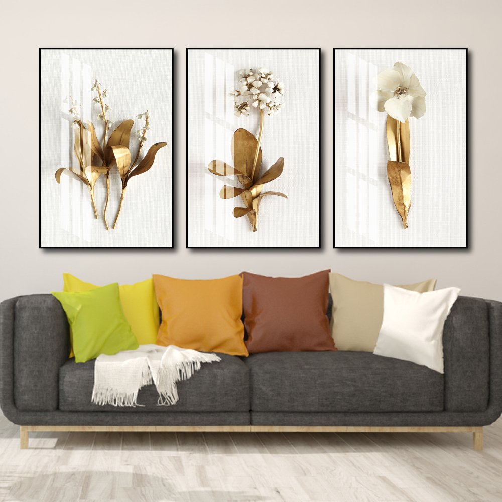 Tranh treo tường hoa lan hoàng kim