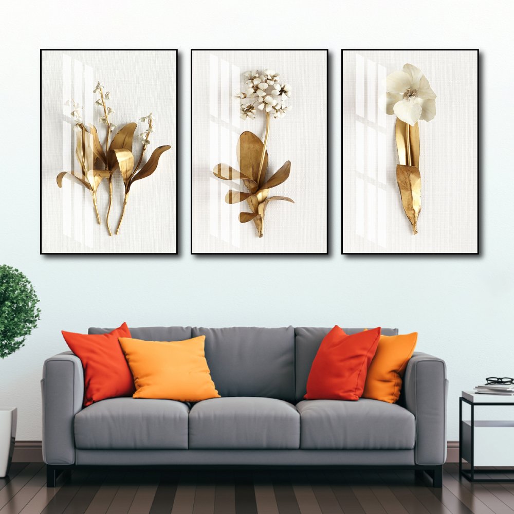 Tranh treo tường hoa lan hoàng kim