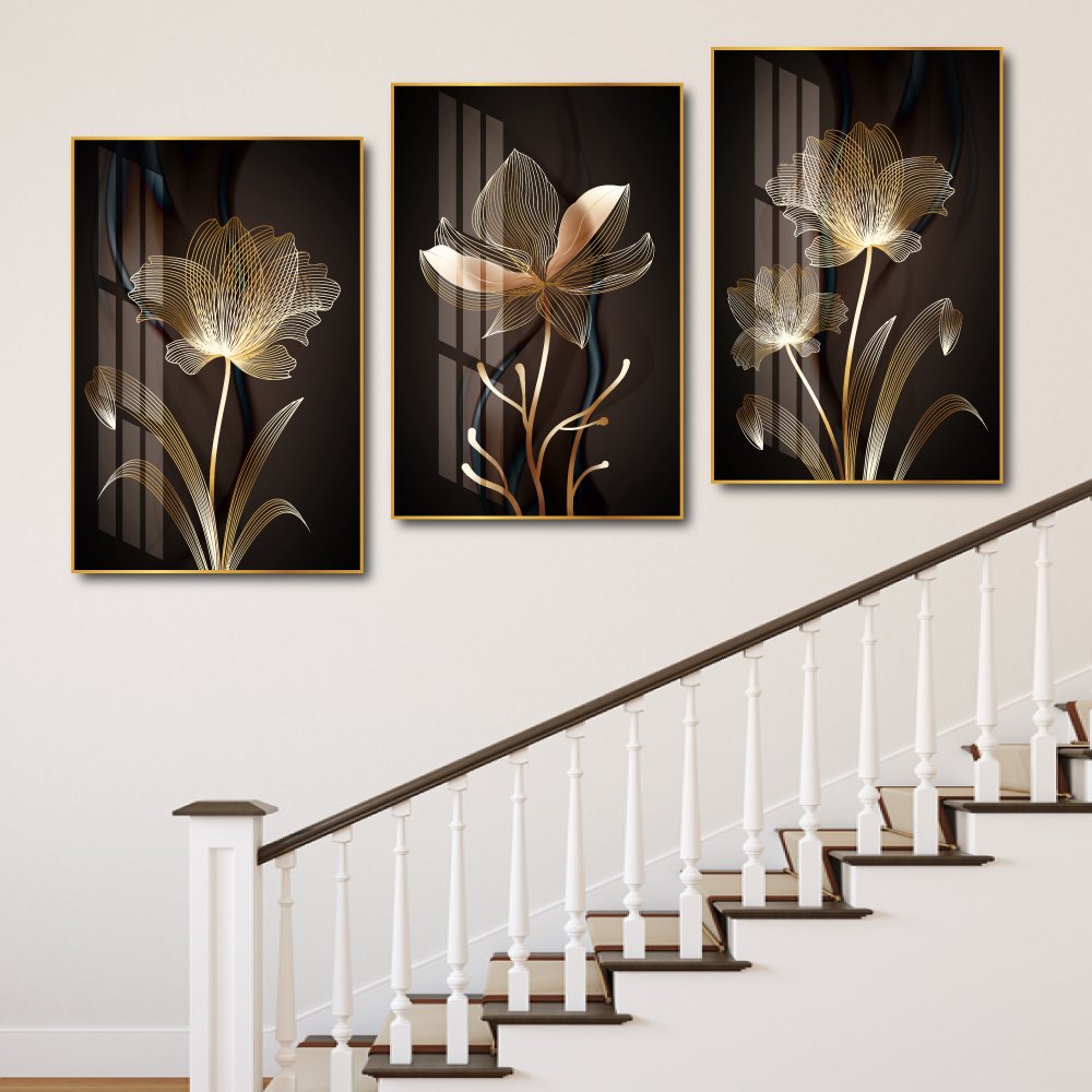 Tranh treo tường hoa vàng nghệ thuật