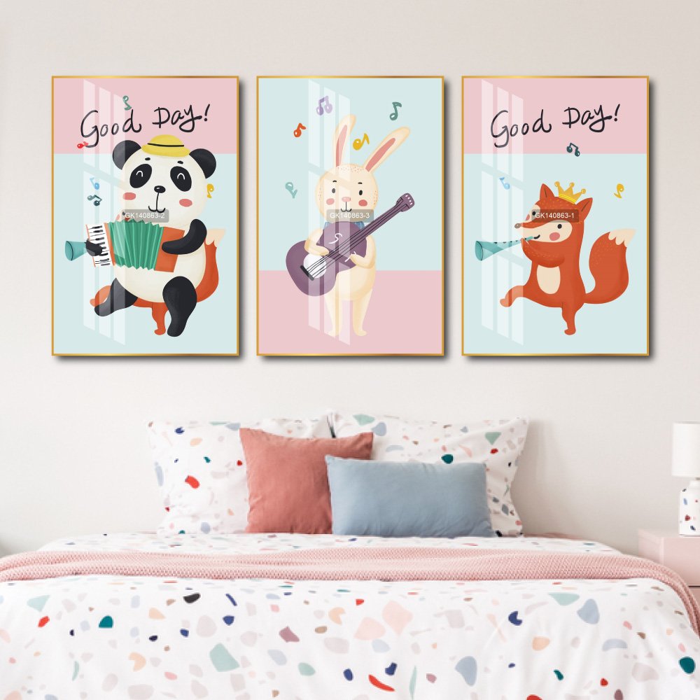 Tranh Treo Tường Động Vật Vui Nhộn