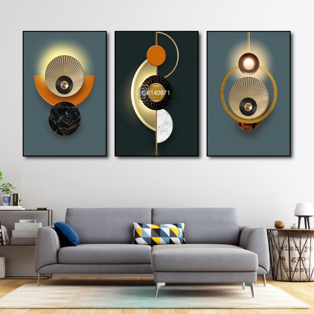 Tranh Treo Tường Hình Học Nghệ Thuật