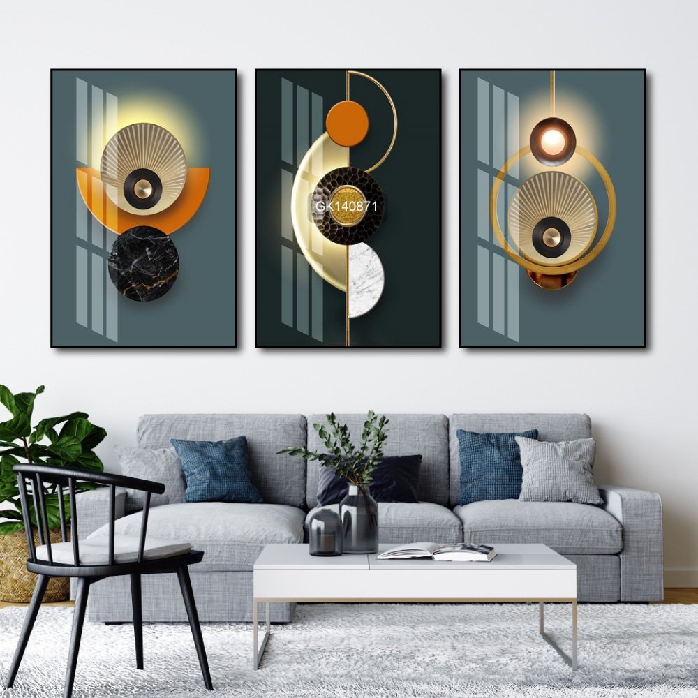 Tranh Treo Tường Hình Học Nghệ Thuật