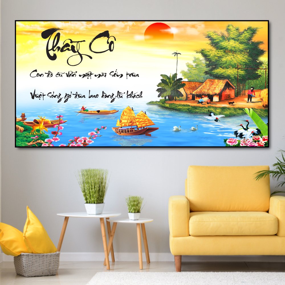 Tranh Treo Tường Thu Pháp Thầy Cô