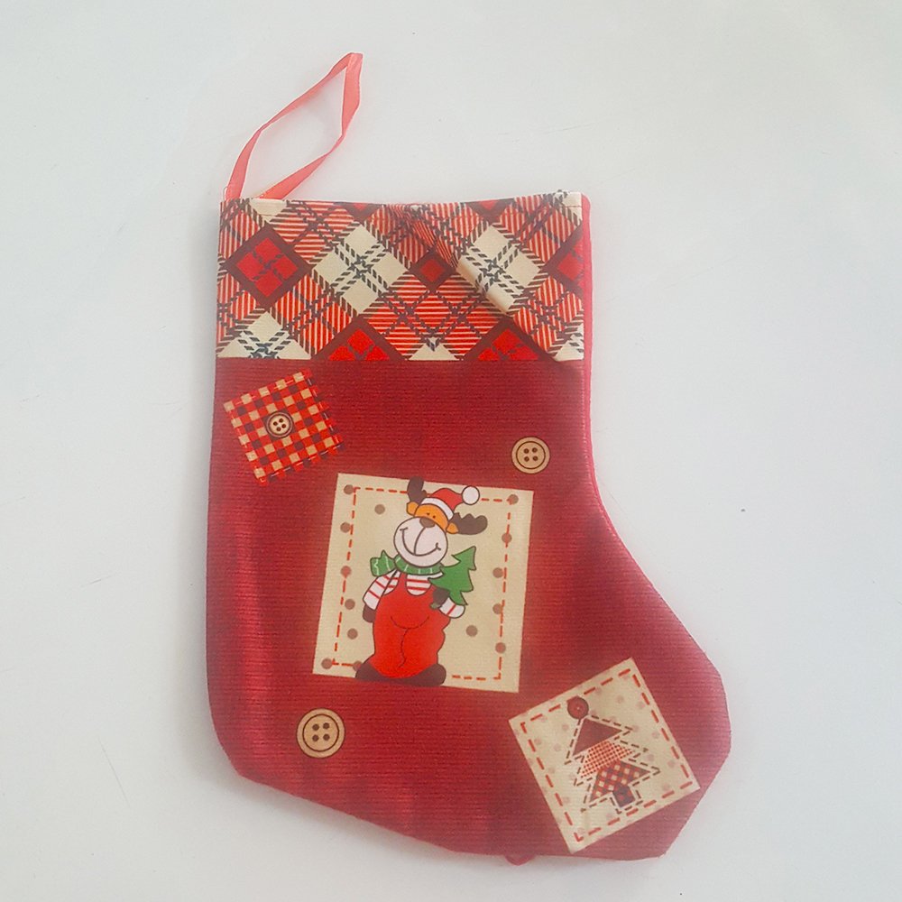 Đồ Trang Trí Noel Tất Treo Tuần Lộc Và Cây Thông