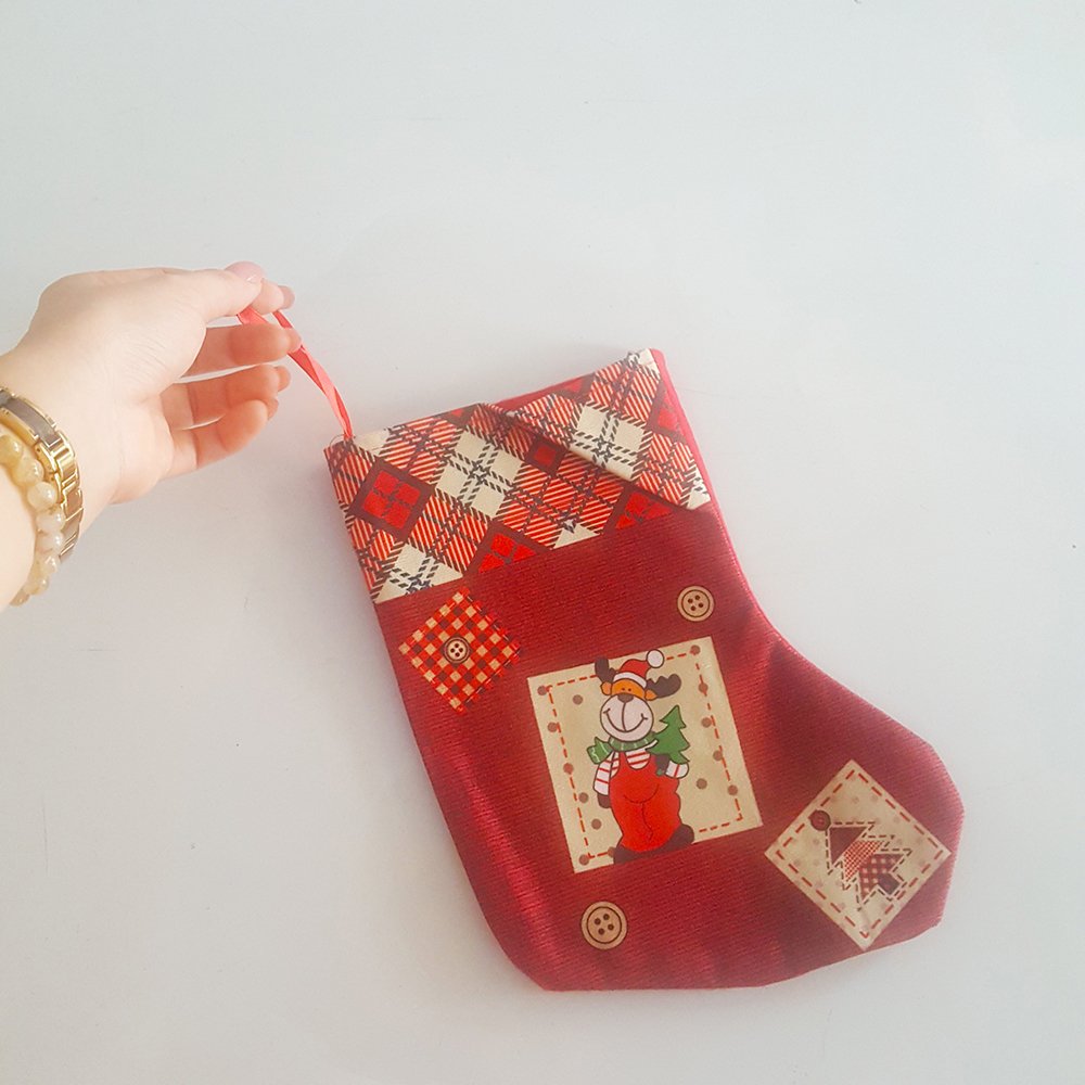 Đồ Trang Trí Noel Tất Treo Tuần Lộc Và Cây Thông