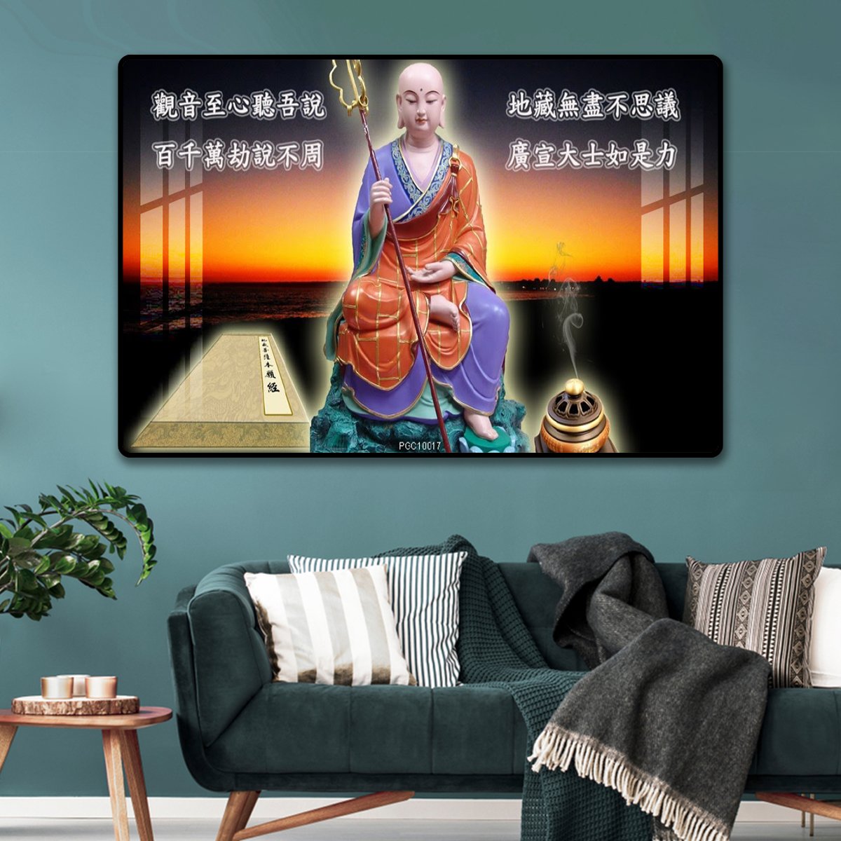 Tranh treo tường phật địa tạng vương bồ tát 07