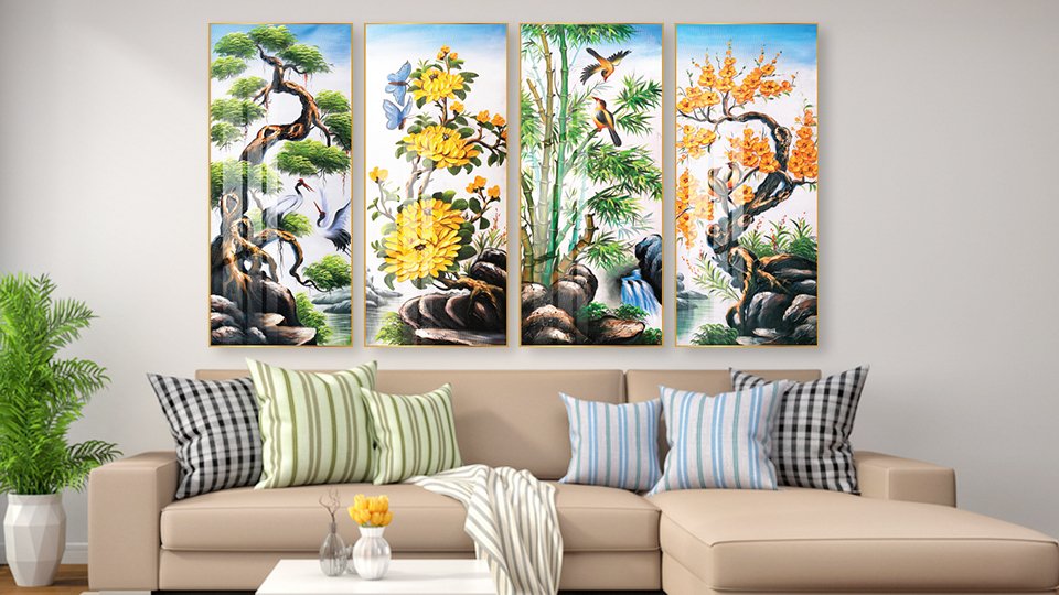 Xem thêm những bức tranh treo tường phòng khách cao cấp hiện đại và vô cùng sang trọng tại Lala Shop