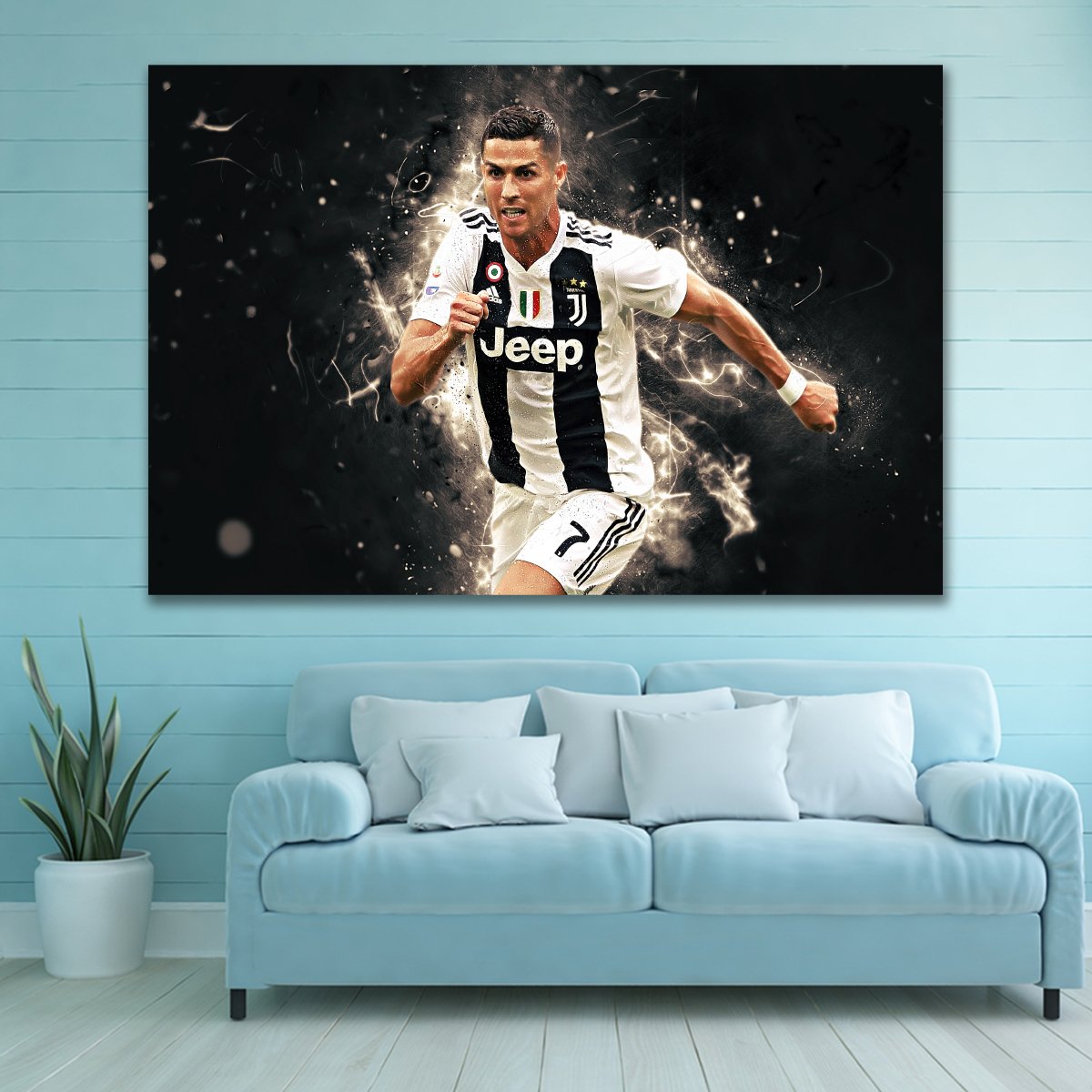 Tranh treo tường cầu thủ Cristiano Ronaldo 10