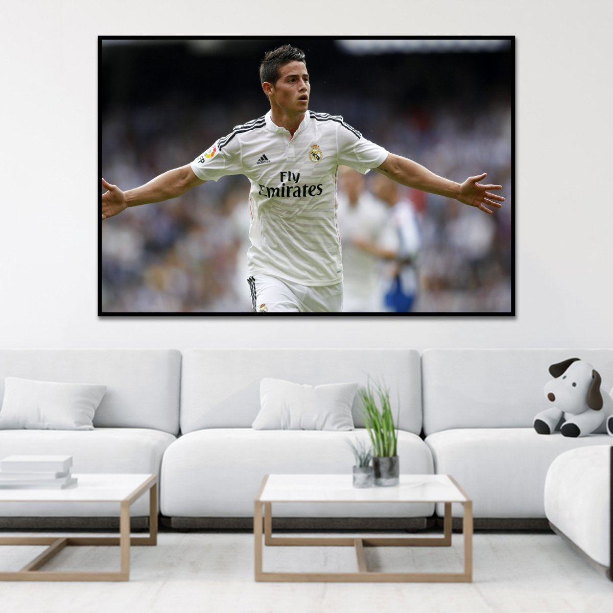 Tranh treo tường cầu thủ James Rodríguez