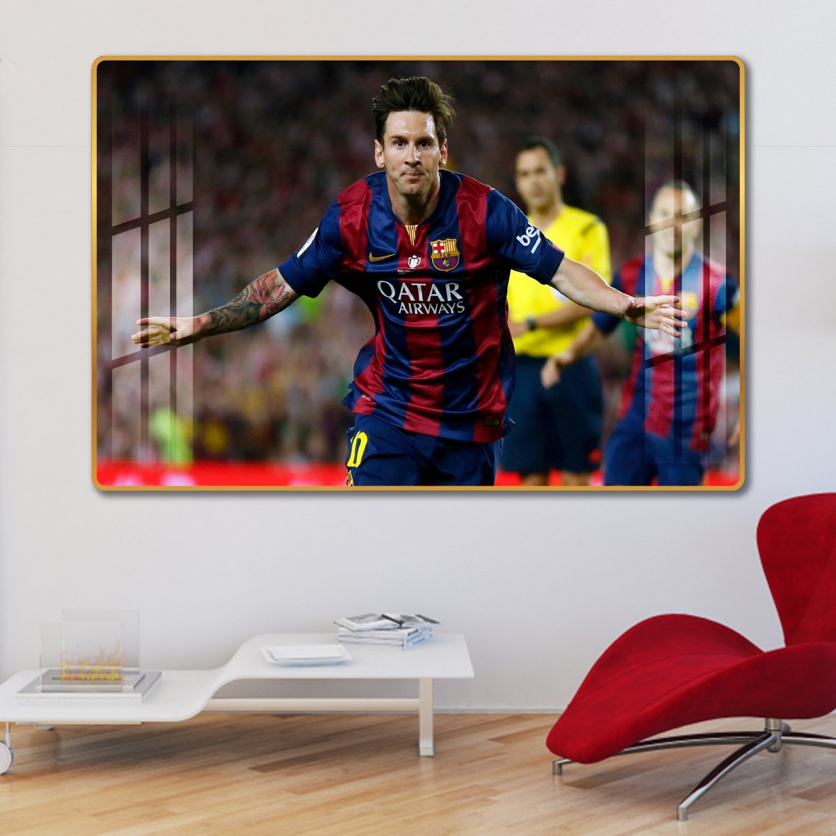 Tranh treo tường cầu thủ Messi 19